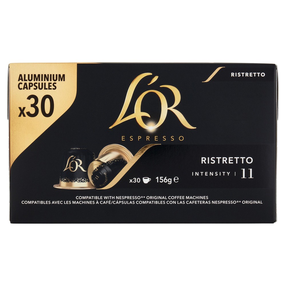 Caffè Ristretto Intenso Capsule Compatibili Con Nespresso 30pz L'or - Foto 1