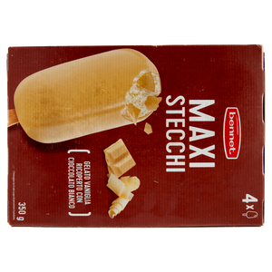 4 Maxi Stecchi Vaniglia Ricoperti Cioccolato Bianco Bennet - Foto 3