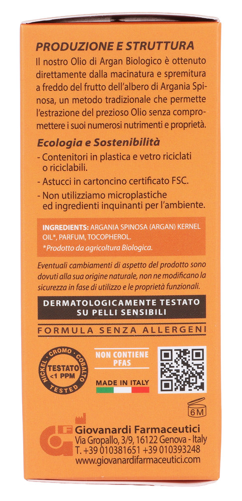 Giovanardi Farmaceutici Olio Di Argan Biologico - Foto 2