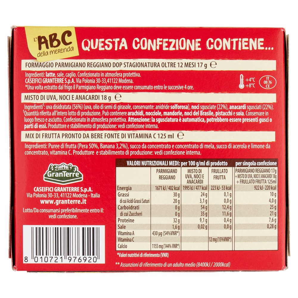 L Abc Della Merenda Snack + Frutta Secca Parmareggio - Foto 3