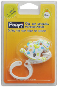 Clip Con Catenella Salvasucchietto 0+ Poupy - Foto 1
