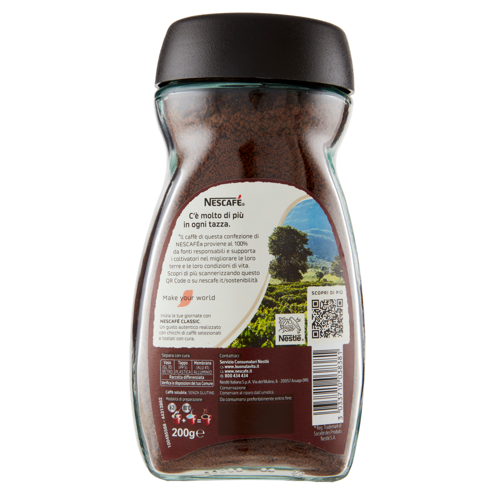 Caffè Solubile Classico In Barattolo Senza Glutine Nescafé - Foto 3