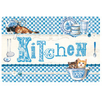 Tovaglietta Americana Blue Kitchen Tovaglietta Americana Blue Kitchen