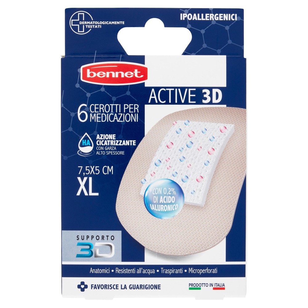 Bennet Cerotti Cicatrizzanti XL 3d Rosa Con Acido Ialuronico - Foto 1