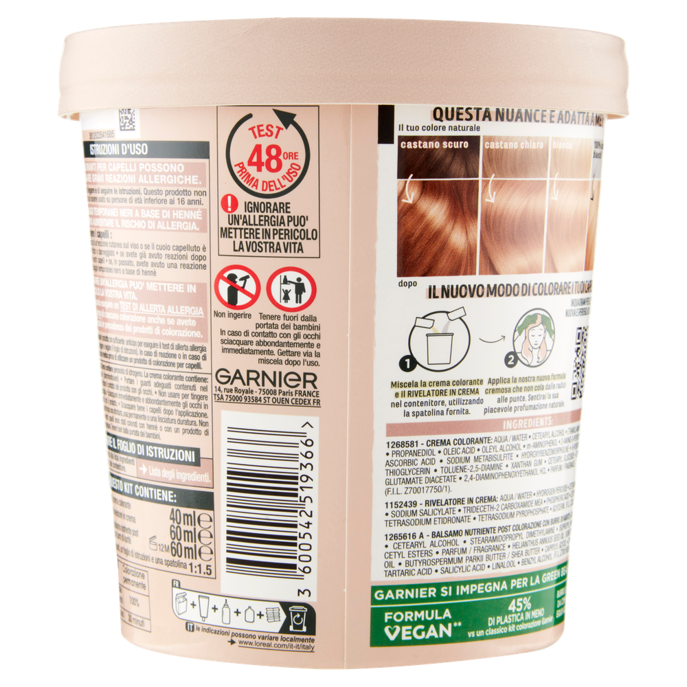 Colorazione Permanente 8.0 Biondo Miele Good Garnier - Foto 3