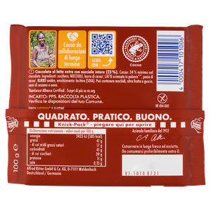 Tavoletta Cioccolato Al Latte E Nocciole Senza Lattosio Ritter Sport - Foto 3