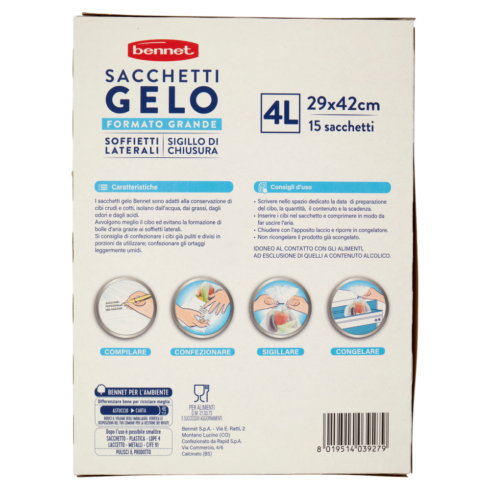 Sacchetti Gelo Grandi Bennet - Foto 3