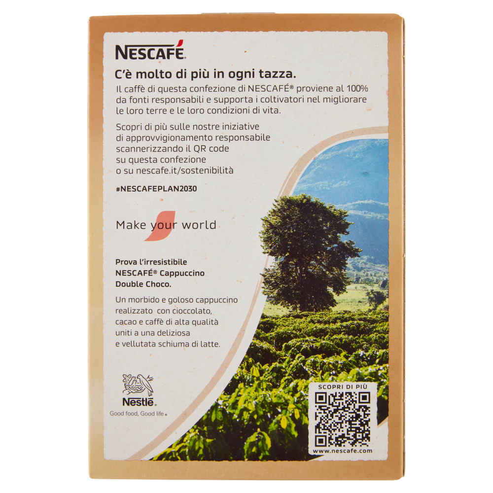 Cappuccino Solubile Double Choco Senza Glutine 8x18,5g Nescafé - Foto 3
