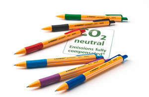 Penna A Sfera Ecosostenibile Pointball In Pack Da 3 Colori Stabilo