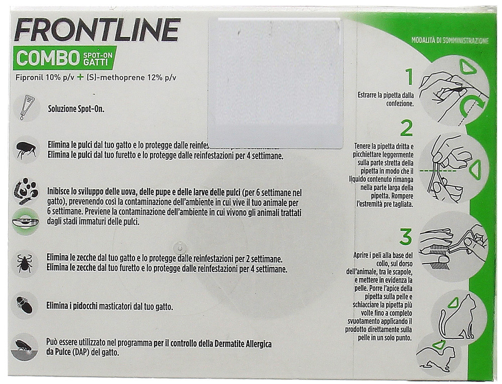 Frontline Combo Gatto 3 Pipette - Foto 2