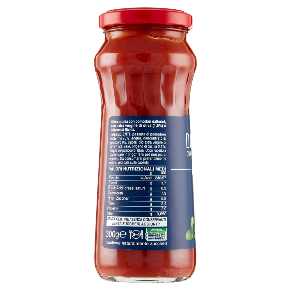 Salsa Pronta Con Datterini E Origano Barilla - Foto 2