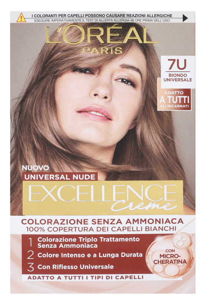 Colorazione Capelli Biondo Nude 7u Excellence - Foto 1