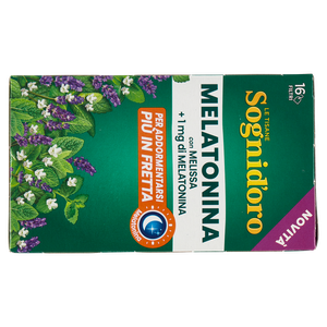 Tisana Relax Con Melatonina (1mg) E Melissa Bustine 16x2g Sognid'oro - Foto 3