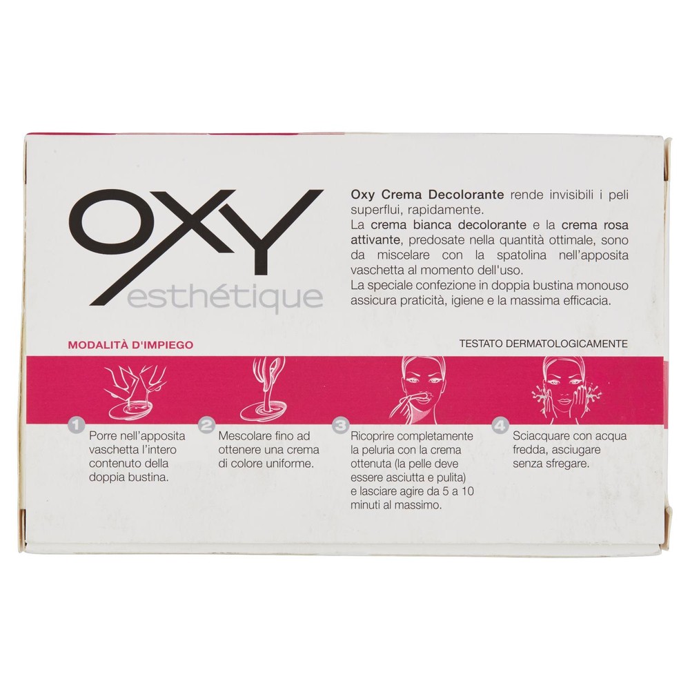 Esthetique Crema Decolorante 8 Kit Monouso In Bustine Pre-Dosate Oxy - Foto 3