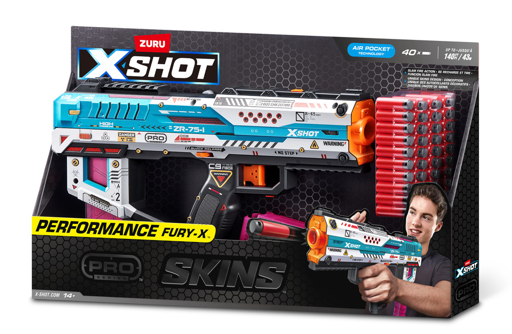 Blaster X-Shot Pro Fury X40 Zuru - Foto 1