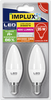 2 Lampadine A Led A Candela 35we14 Luce Calda Implux