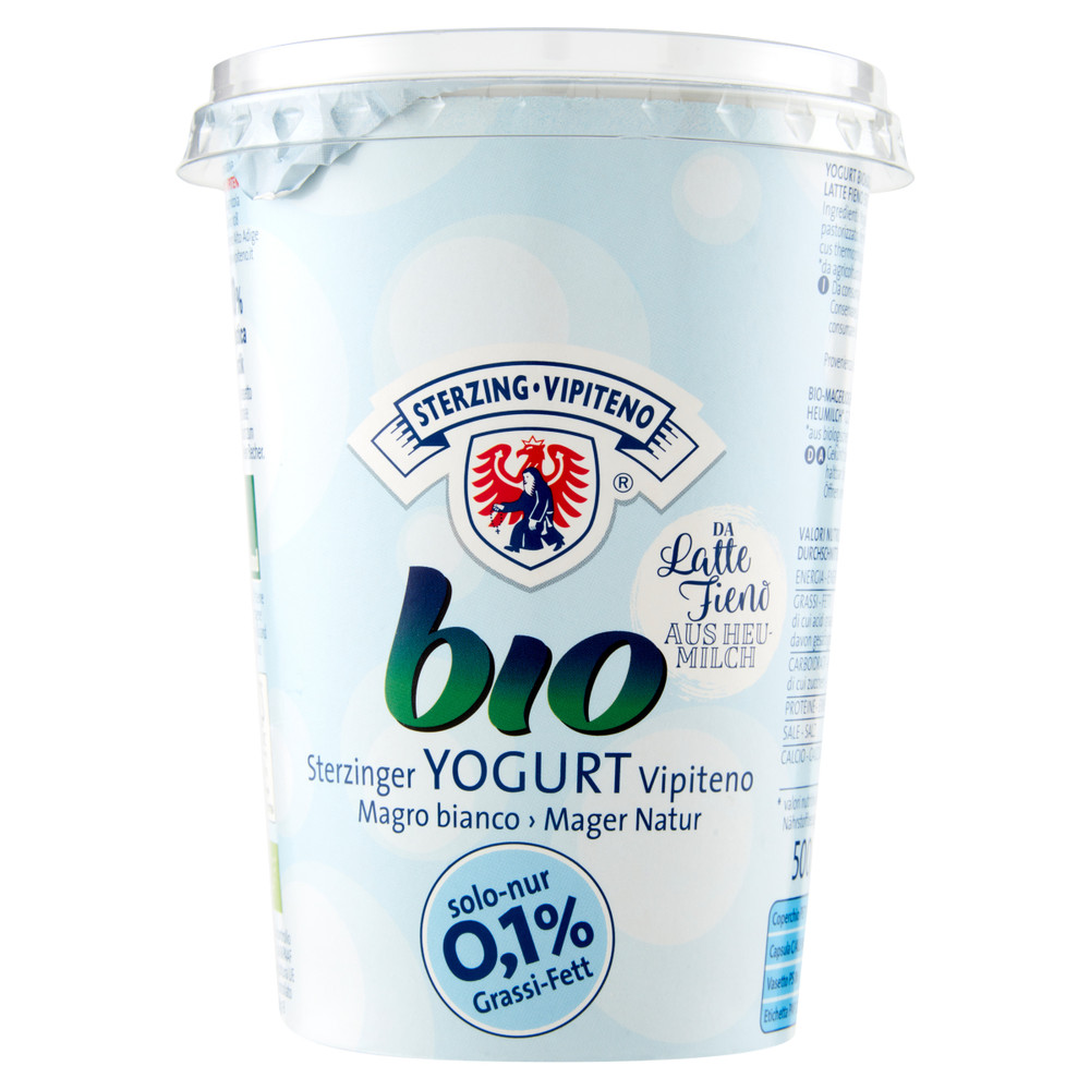 Yogurt Magro Biologico Da Latte Fieno Vipiteno - Foto 1
