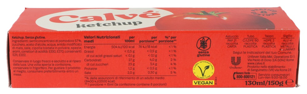 Tubo Ketchup Calve' - Foto 2