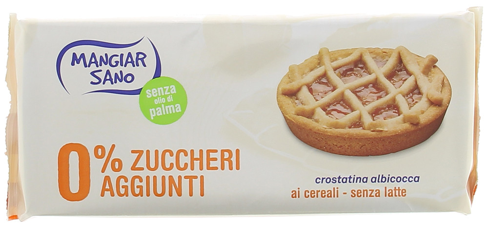Crostatina Albicocca 0% Zuccheri Aggiunti Mangiarsano - Foto 1