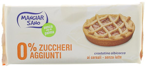Crostatina Albicocca 0% Zuccheri Aggiunti Mangiarsano - Foto 1