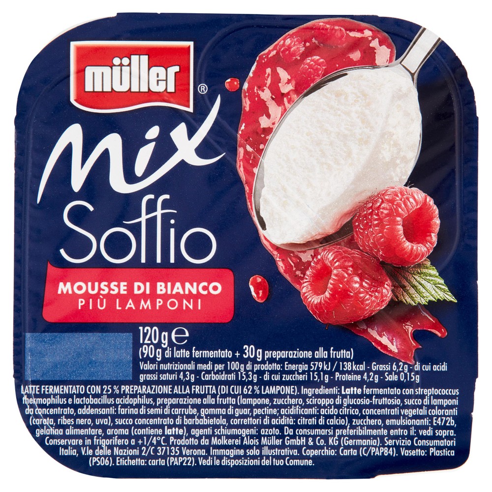 Mix Soffio Bianco + Lampone Muller - Foto 1
