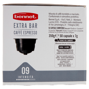 Caffè Espresso Extra Bar Capsule Compatibili Con Nescafè 50pz Bennet - Foto 2