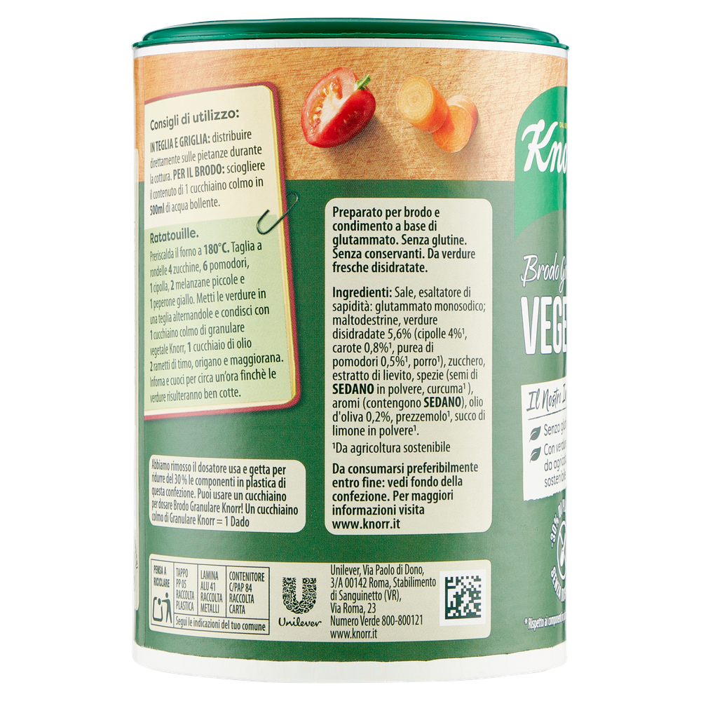 Brodo Granulare Vegetale Senza Lattosio Knorr - Foto 2