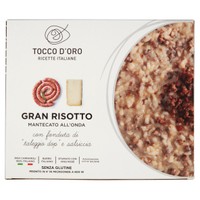 Risotto Con Fonduta Di Taleggio Dop E Salsiccia Tocco D ' oro Risotto Con Fonduta Di Taleggio Dop E Salsiccia Tocco D ' oro