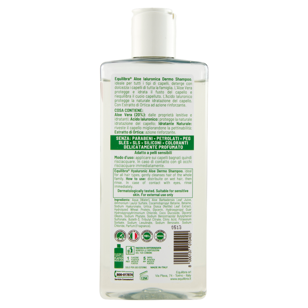 Shampoo All'aloe Equilibra - Foto 3