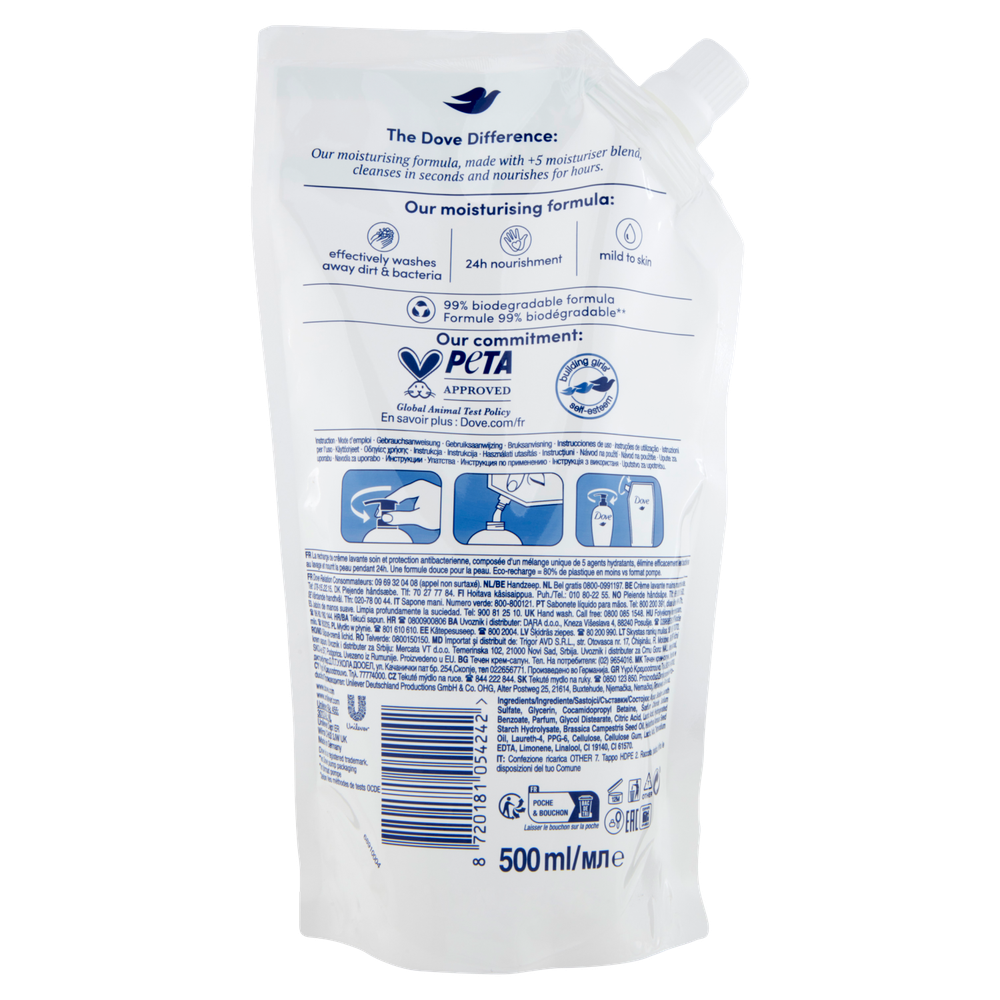 Ricarica Sapone Liquido Antibatteri Dove - Foto 3