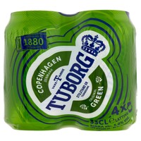 Birra Tuborg 4 Lattine Da Cl . 33 Birra Tuborg 4 Lattine Da Cl . 33
