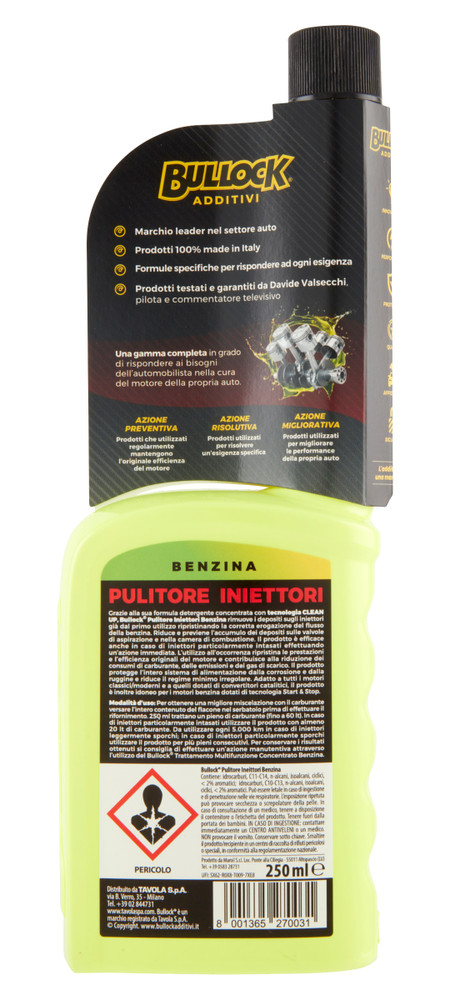 Additivo Pulitore Iniettori Benzina 250 Ml Bullock - Foto 3