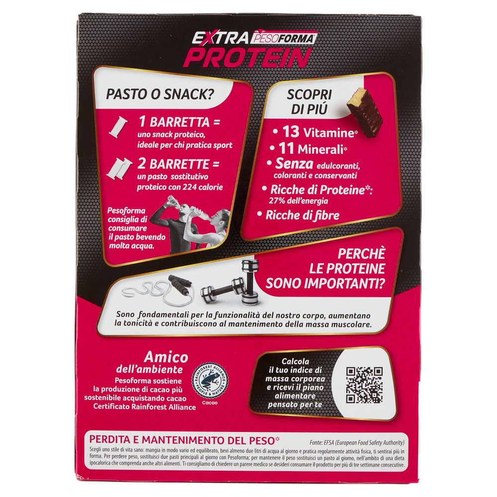 Barrette Gusto Cioccolato Bianco E Nero Extra Protein Pesoforma - Foto 3