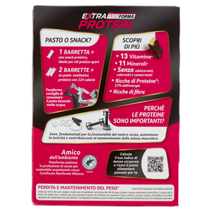Barrette Gusto Cioccolato Bianco E Nero Extra Protein Pesoforma - Foto 3