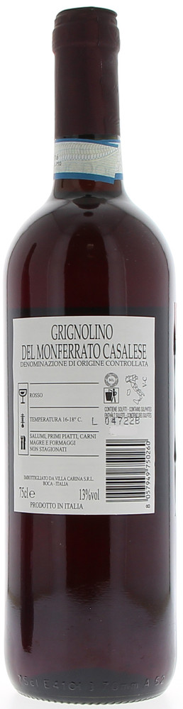 Grignolino Monferrato Doc Villa Carina - Foto 2