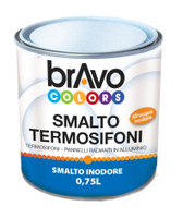 Smalto Per Termosifoni Bianco Satinato 0,75ml Bravo Colors Smalto Per Termosifoni Bianco Satinato 0,75ml Bravo Colors