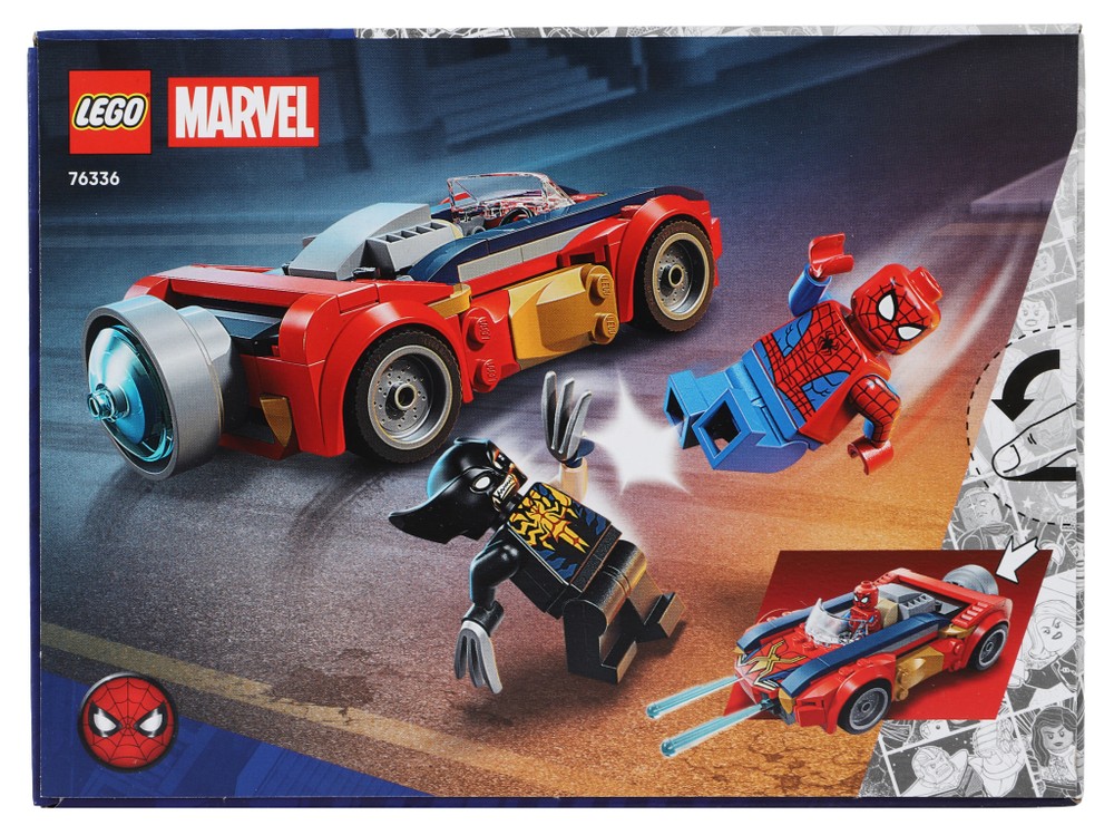 Auto Di Spider-Man Vs. Venomized Wolverine Lego Super Heroes - Foto 2