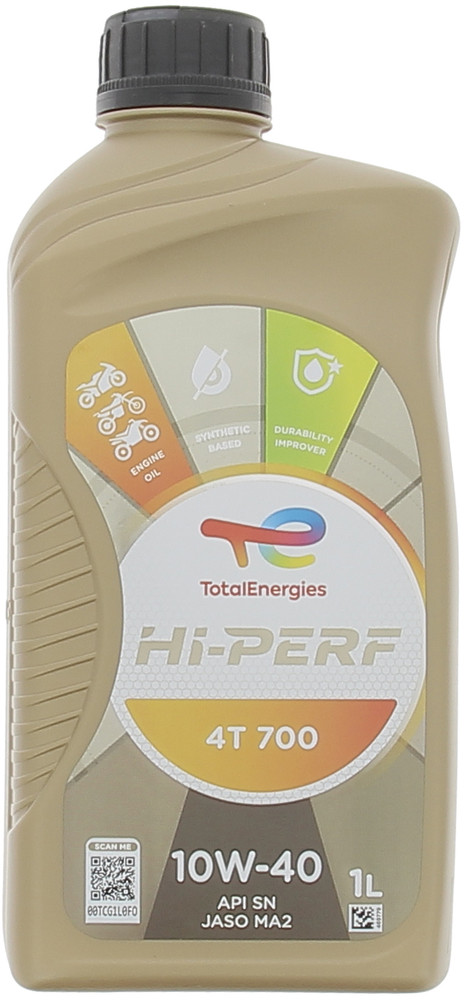 Olio Lubrificante Per Moto 4t 1l Hi-Perf Sport Total - Foto 1