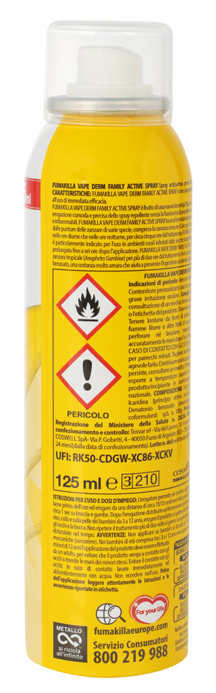 Spray Antipuntura Derm Family Active Vape - Foto 3
