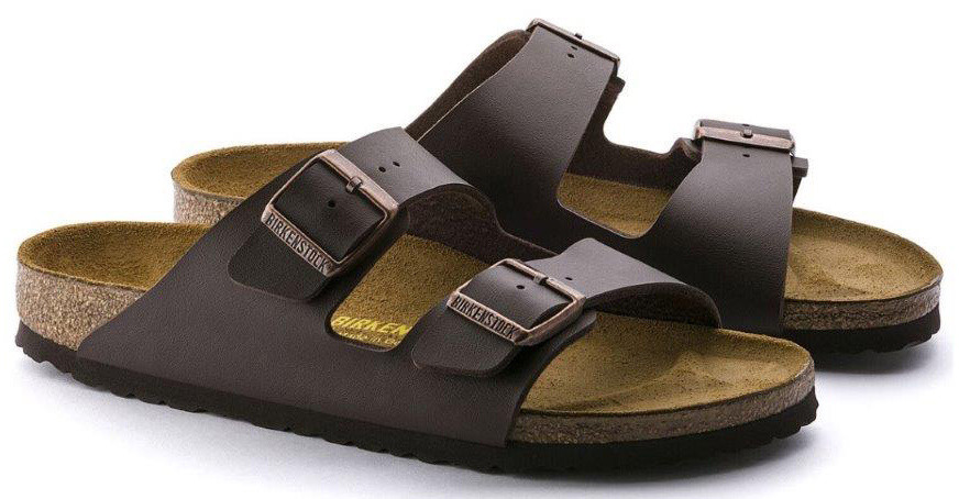 Sandalo Uomo Calzata Stretta 41/45 Arizona Marrone Birkenstock - Foto 2