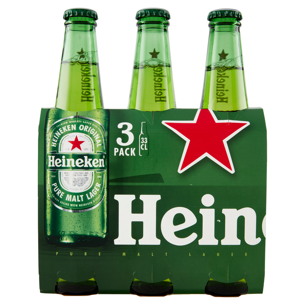 Birra Heineken 3x33cl
