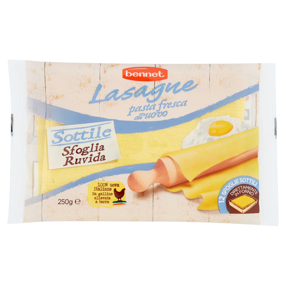 Sfoglia Sottile All'uovo Per Lasagne Bennet - Foto 1
