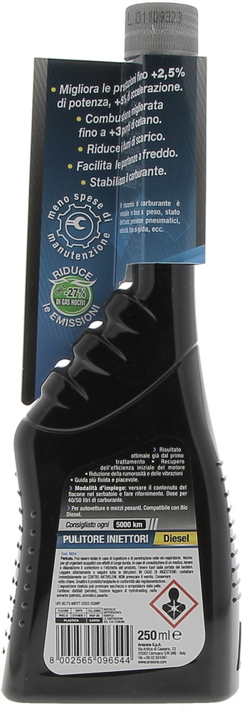 Additivo Pulitore Iniettori Diesel 250ml Arexons - Foto 2