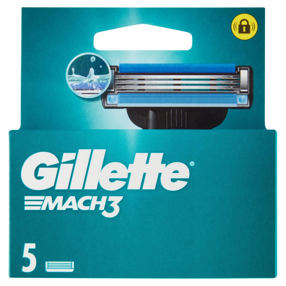 Ricarica 5 Lame Gillette Mach3 Standard