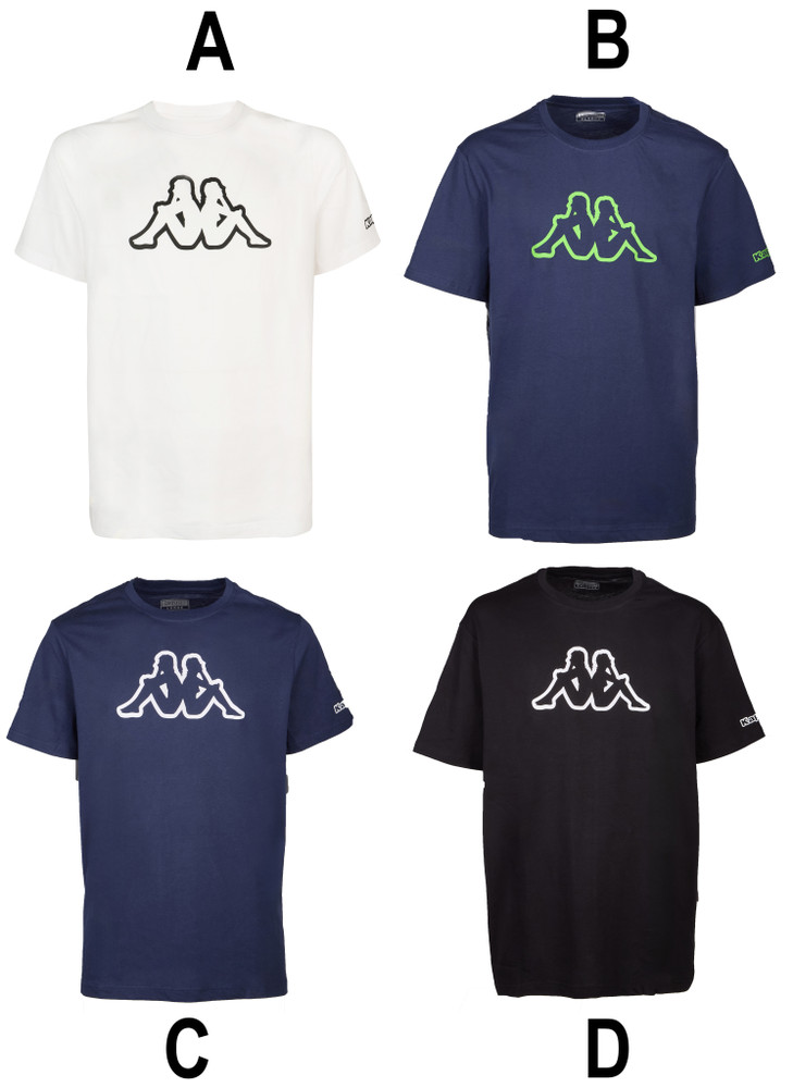 T-Shirt Mezza Manica Uomo Taglie Dalla M Alla XXL Kappa - Foto 1