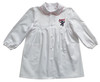 Grembiule Asilo Bambina 6 Anni Bianco Ricamo Stitch