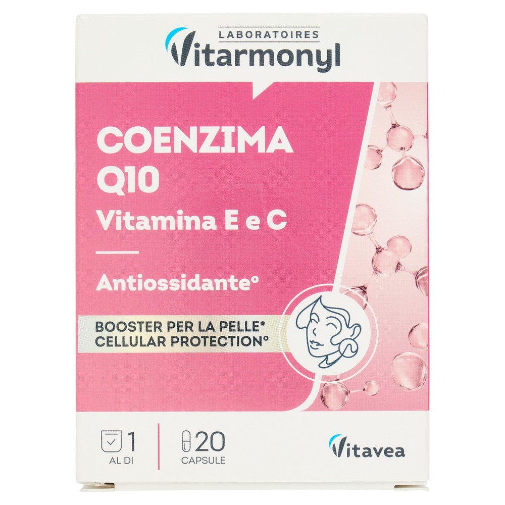 Laboratoires Vitarmonyl Coenzima Q10 Vitamina E E C 20 Capsule 7,70g - Foto 1