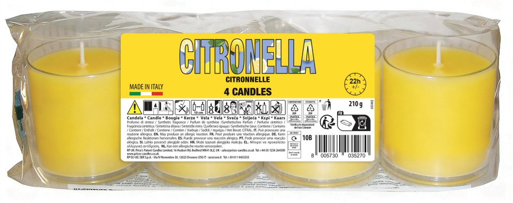 4 Candele Citronella Party Light - Foto 1