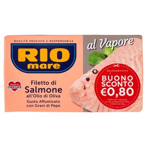 Filetto Di Salmone All'olio Di Oliva Gusto Affumicato Rio Mare - Foto 1