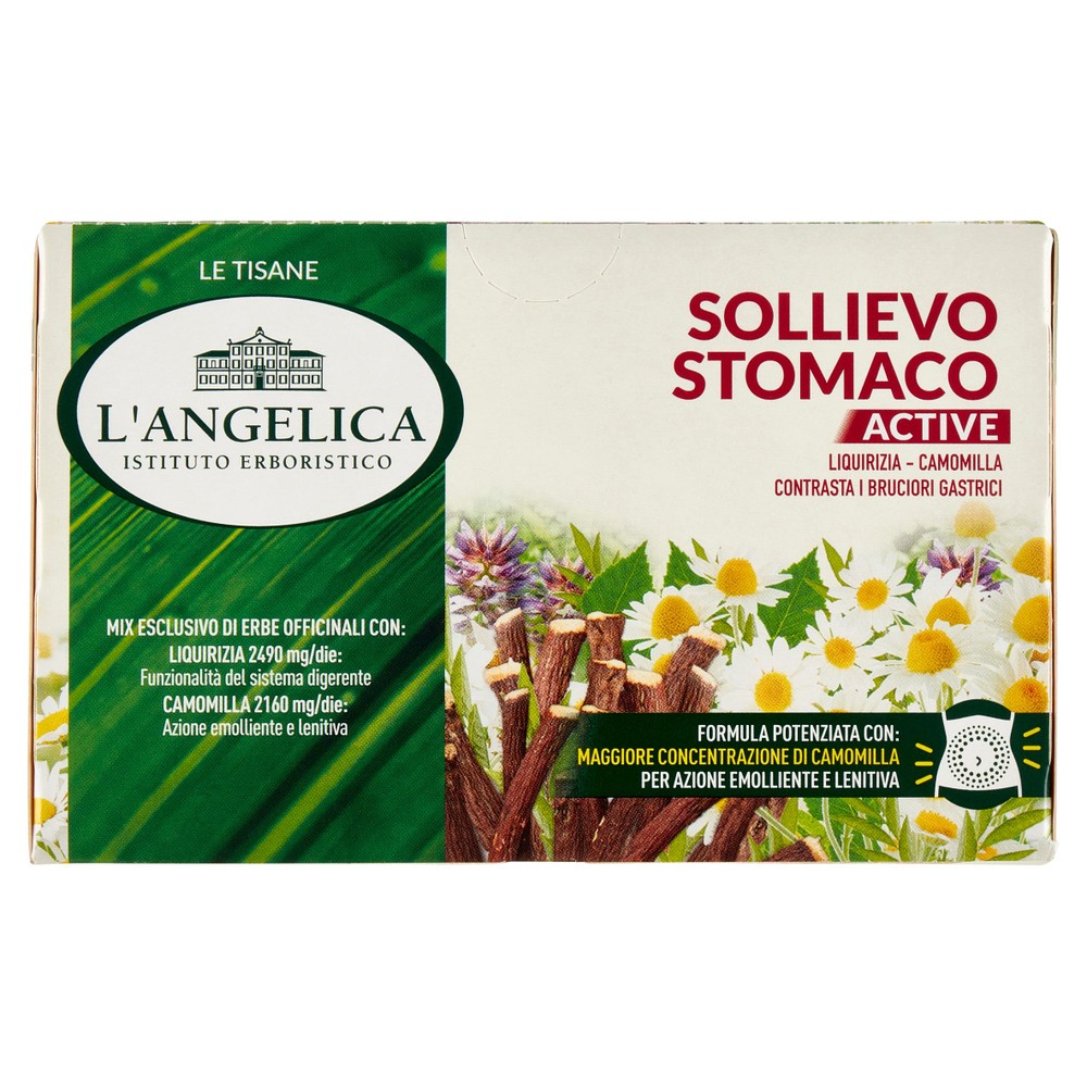 Tisana Sollievo Stomaco Active Con Camomilla 18x1,5g L'angelica - Foto 1